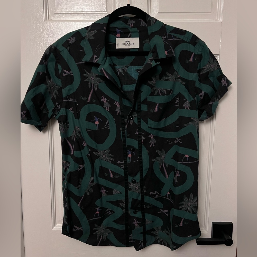 Coach Graphic Button Down - image 1